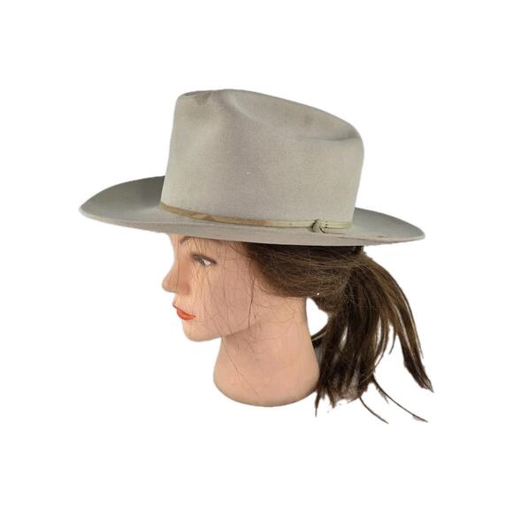Vintage Royal Stetson Fedora Hat Size 6 3/4 Silverbelly 50s 60s Open Road Hats - Picture 1 of 13